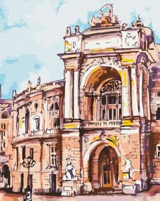 Розпис по номерах 40х50 BS53361 Одеський театр brushme Брашми