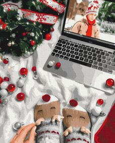 Розпис по номерах 40х50 BS53376 Новорічні традиції brushme Брашми