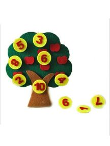 гра розвиваюча з фетру деревце з цифрами 120563
