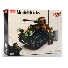 конструктор sluban model bricks військовий бронетранспортер 245 деталей m38-b0750
