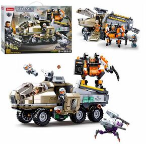 конструктор m38-b1062 sluban atomic storm втеча 599 деталей