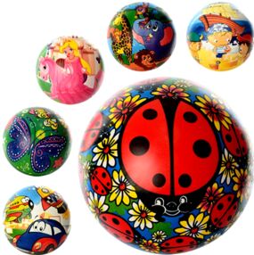 мяч дитячий 6 видів ms 0370