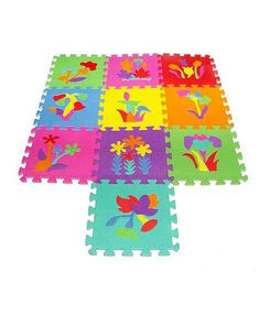 килимок мозаїка рослини 10 деталей  m 0386