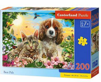 пазли castorland 200 елементів найкращі друзі 222247