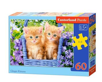 пазли castorland 60 елементів руді кошенята артикул 066247