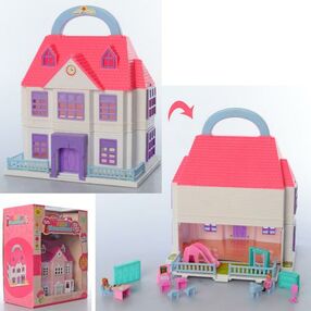 будиночок YB8050-1 меблі фігурки 2 кольори