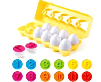 гра головоломка яйця з цифрами DF12