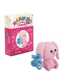 набір для творчості вязання гачком зайчик ВК-001