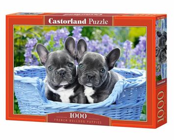 пазли castorland 1000 елементів french bulldog pupples 104246