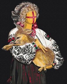 Розпис по номерах 40х50 BS53344 Сучасна мотанка brushme Брашми