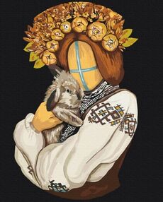 Розпис по номерах 40х50 BS53417 Пані осінь brushme Брашми