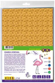 фоаміран формат а3 5 аркушів 5 кольорів товщина 2 мм ZB.1837 голографічний "Zibi"