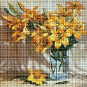 Алмазна мозаїка 40х40 АМО7405 Дотик сонця "Ідейка"