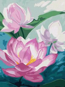 Розпис по номерах 30х40 КНО3214 Світло на ставку "Ідейка"