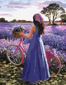 Розпис по номерах 40х50 КНО2608 Лавандове натхнення "Ідейка"