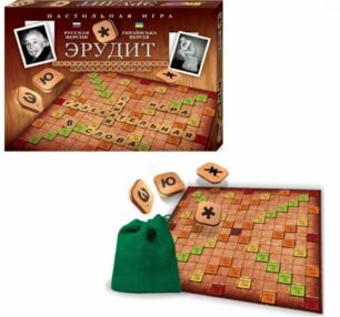 Уценка Гра настільна Ерудит велика 39х29х4,5см російська+українська версії в одній коробці