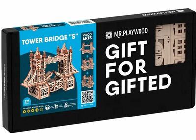 Тауерський міст механічна деревяна 3Д-модель 10402