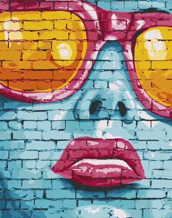 Розпис по номерах 40х50 10248-АС Street art girl Art Craft арт крафт Ціна (цена) 157.20грн. | придбати  купити (купить) Розпис по номерах 40х50 10248-АС Street art girl Art Craft арт крафт доставка по Украине, купить книгу, детские игрушки, компакт диски 0