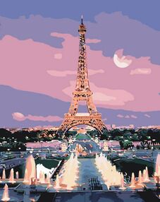 Розпис по номерах 40х50 11200-АС Вогні Парижу "Art Craft" арт крафт