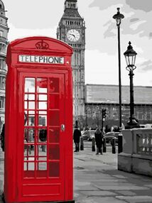 Розпис по номерах 40х50 11212-АС Дзвінок з Лондону "Art Craft" арт крафт