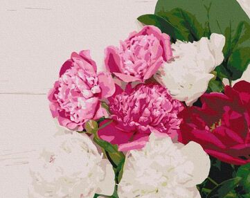 Розпис по номерах 40х50 13107-АС Півонієва фієста "Art Craft" арт крафт