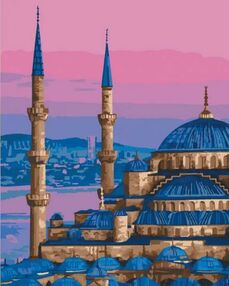 Розпис по номерах 40х50 11225-АС Блакитна мечеть Стамбул "Art Craft" арт крафт