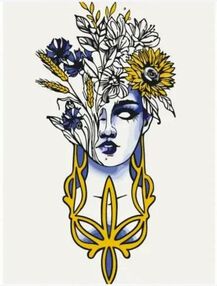 Розпис по номерах 30х40 10383-NN Герб України "Art Craft" арт крафт