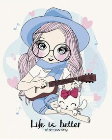 Розпис по номерах 30х40 10390-АС Життя прекрасне "Art Craft" арт крафт