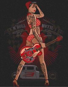 Розпис по номерах 40х50 10316-АС Рок-н-ролл назавжди "Art Craft" арт крафт