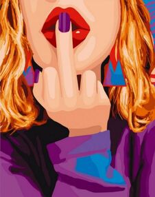 Розпис по номерах 40х50 10321-АС Моя відповідь - НІ "Art Craft" арт крафт