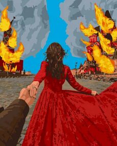 Розпис по номерах 40х50 10346-АС Воно палає "Art Craft" арт крафт