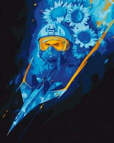 Розпис по номерах 40х50 10358-NN Привид "Art Craft" арт крафт