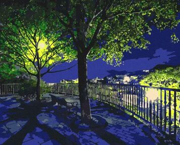 Розпис по номерах 40х50 10585-АС Нічний парк "Art Craft" арт крафт