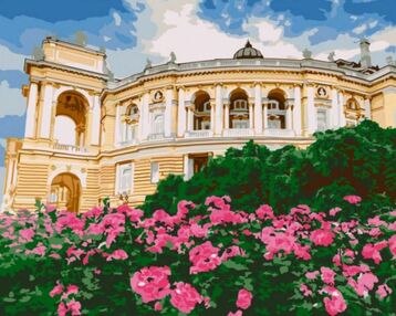 Розпис по номерах 40х50 11233-АС Одеса Оперний театр "Art Craft" арт крафт