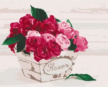 Розпис по номерах 40х50 12151-АС Flower's box "Art Craft" арт крафт