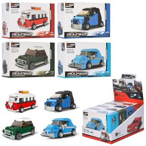 конструктор транспорт від 57 деталей 4 види 22015-22018