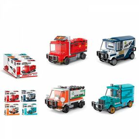 конструктор спецтранспорт від 108 до 146 деталей 4 види 22067-22070-4