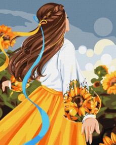 Розпис по номерах 40х50 КНО4984 Моя квітуча Україна "Ідейка"