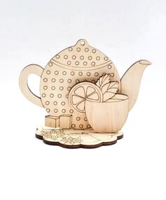 Виріб художній з деревини 3-088 Sweet dreams Чайник лимон "Ідейка"