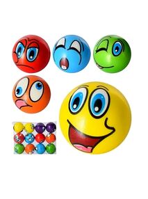 мяч фомовий смайл 6 видів ms 3436-1 мяч фомовий смайл 6 видів ms 3436-1
