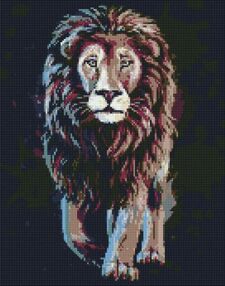 Алмазна мозаїка 40х50 АМО7306 Гордість джунглів "Ідейка"