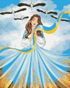 Алмазна мозаїка 40х50 АМО7423 Все буде Україна "Ідейка"