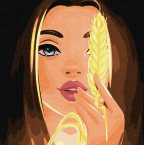 Розпис по номерах 40х40 КНО2591 Пшениця "Ідейка"