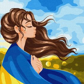 Розпис по номерах 40х40 КНО2592 Серденько України "Ідейка"