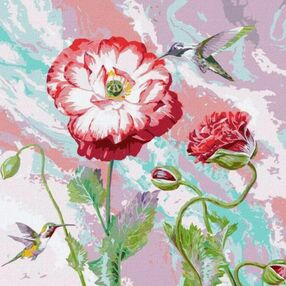 Розпис по номерах 40х40 КНО3219 Легкий етюд "Ідейка"