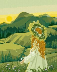 Розпис по номерах 40х50 КНО2595 Місце сили "Ідейка"