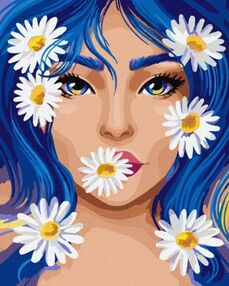 Розпис по номерах 40х50 КНО4994 Ромашковий настрій "Ідейка"