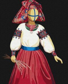 Розпис по номерах 40х50 BS53342 Вишнева мотанка brushme Брашми