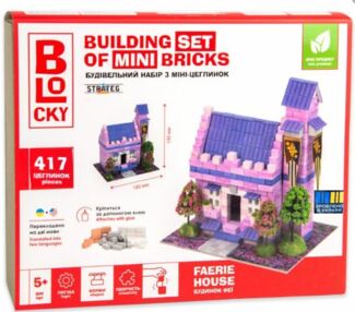 будівельний набір для творчості з міні цеглинок будинок феї 31020