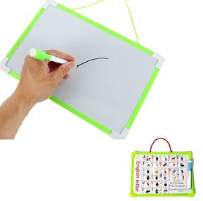 дошка дитяча сухостираюча з маркером 25,5 х 17,5 см 40-25